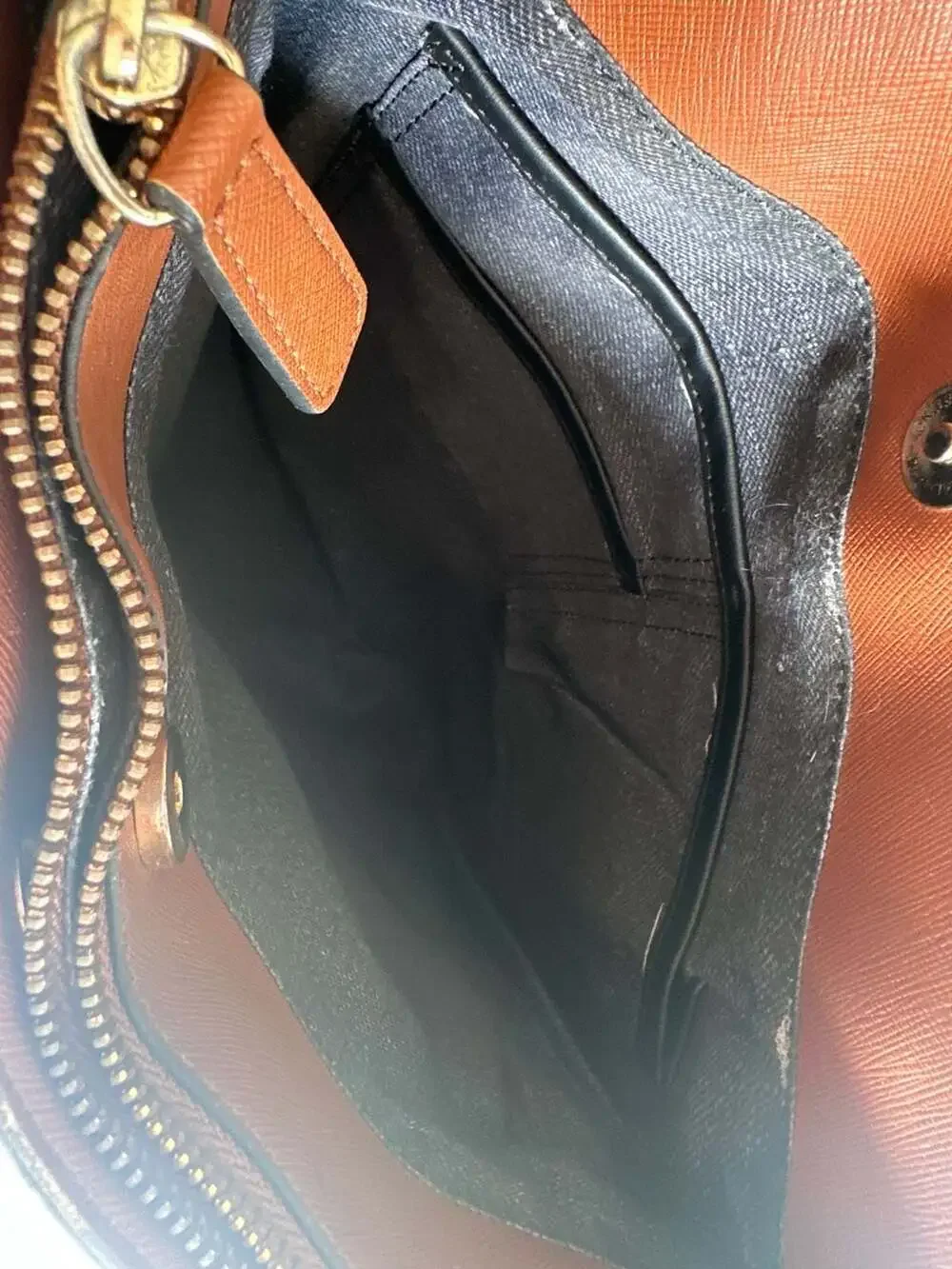 GBG Los Angeles Monogram Tote Satchel with Chain Handles